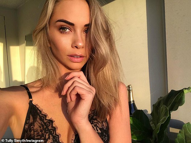 Big Brother Australia star Tully Smyth (pictured) was rushed to hospital after a shocking accident on Tuesday