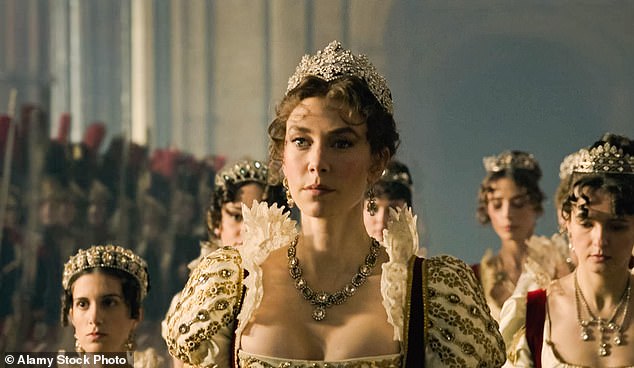 The diamond tiara is said to have been made for Josephine – played by Vanessa Kirby on the big screen – on the occasion of the Imperial Coronation of 1804