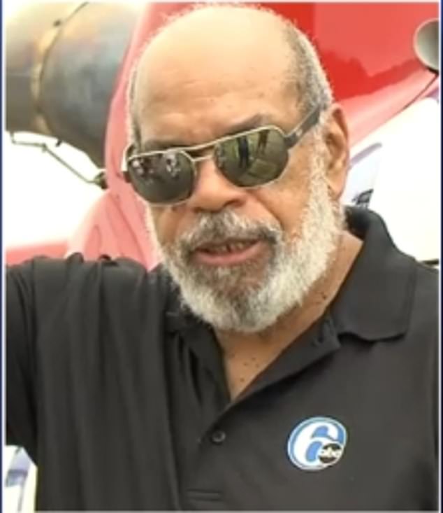 Monroe Smith, 67, was identified as the pilot.  Pete Kane, a retired journalist from Philadelphia, was a high school friend of Smith's and flew with him.  He said: 'We had the same goals, which was to do the job as best we could.  And I think we both did that.  He did it until the end'