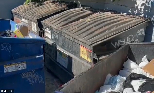 A bag containing a headless torso was found, stuffed into a duffel bag and thrown into a dumpster behind Ventura Boulevard and Rubio Avenue, near a family restaurant, hair salon and two banks