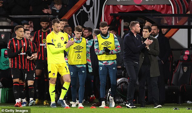 Bournemouth goalkeeper and captain Neto (No.1) described the 'tough moment' after seeing Luton's Tom Lockyer collapse