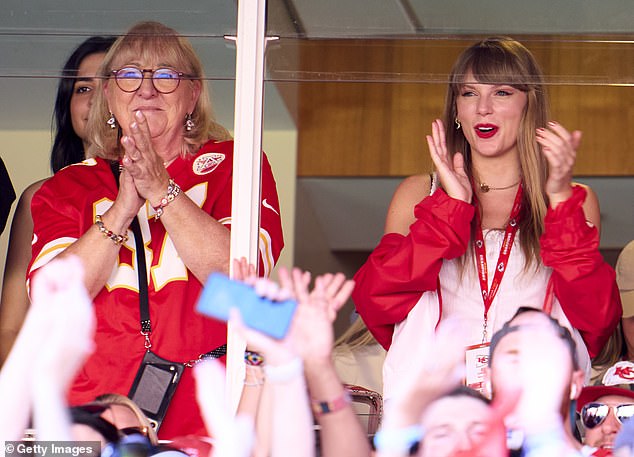 Taylor drove fans wild when she was pictured watching Travis play with the Chiefs in September