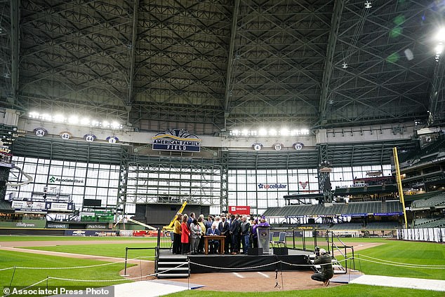 The Brewers say their 22-year-old park needs renovations, including the seating, glass doors and suites