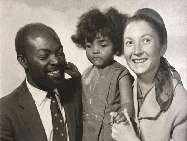 The actress, born to an English mother and an upper-class Ghanaian father, opened up about how she wouldn't have even been born if her mother's 'racist' sister had prevented her parents' marriage