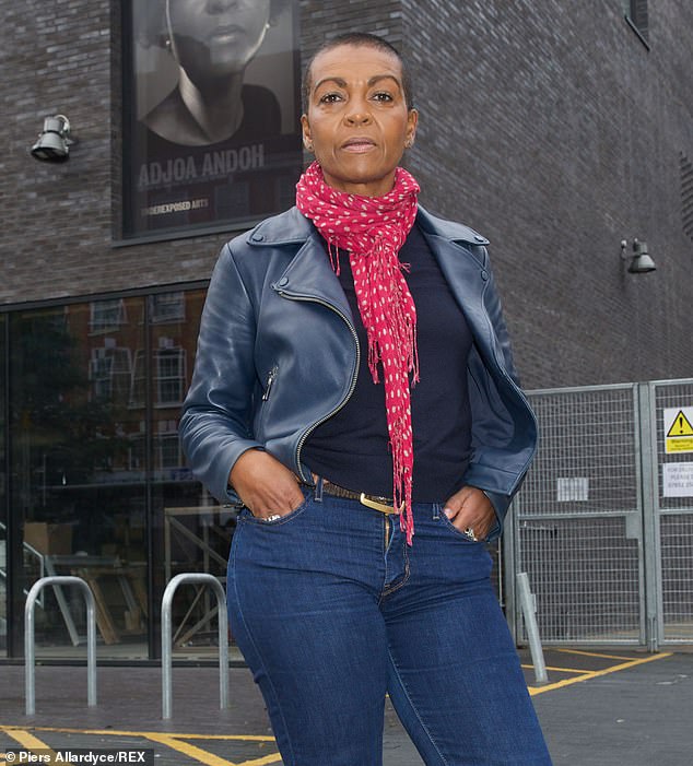 Adjoa Andoh has revealed how she was hit by racist bullying in kindergarten, before telling how she suffered a nervous breakdown after her parents' divorce