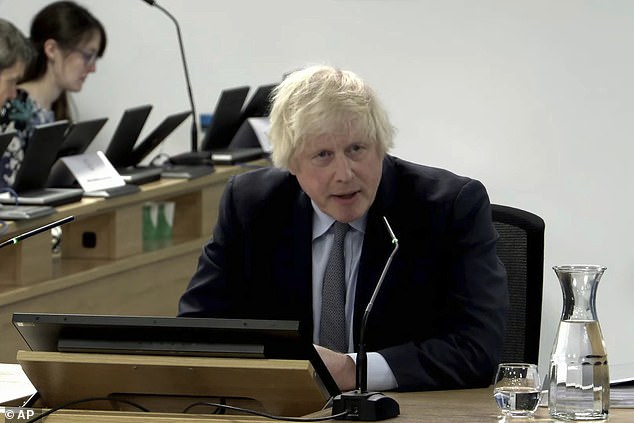 Giving evidence at the official inquiry, Boris Johnson disputed a suggestion from counsel that the UK toll had been the second highest in western Europe.