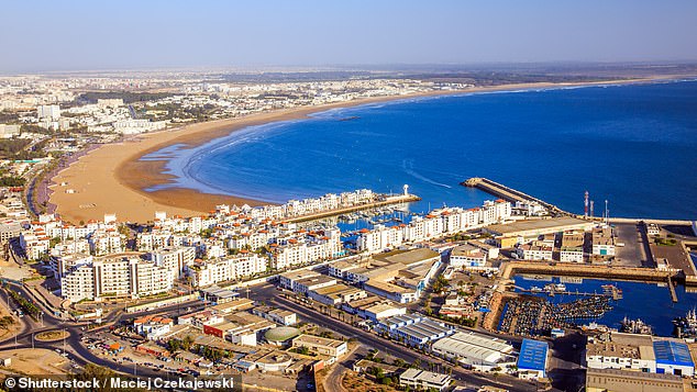 Two British tourists were injured in a triple stabbing on a boulevard in the Moroccan tourist resort of Agadir (photo)