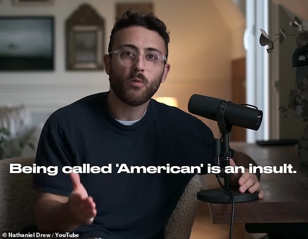 YouTuber Nathanial Drew made a video about his hypothesis that British people 'look down on Americans', which consisted of interviewing passers-by on the streets of London