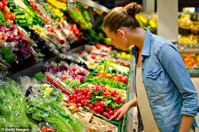 Data for the period 2022-2023 shows that vegetables make up just 5.9 percent of the weight of an average shopping basket where revenues are less than €10,000 (Stock Image)