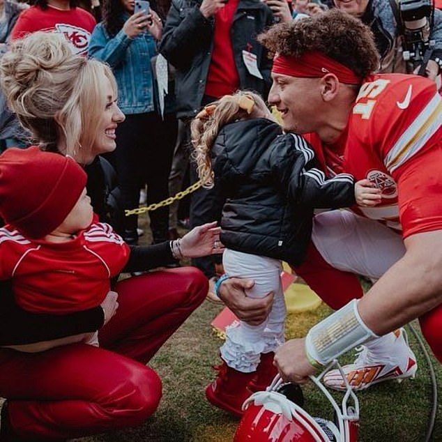 Patrick Mahomes' wife, Brittany, showed support for the Kansas City Chiefs quarterback