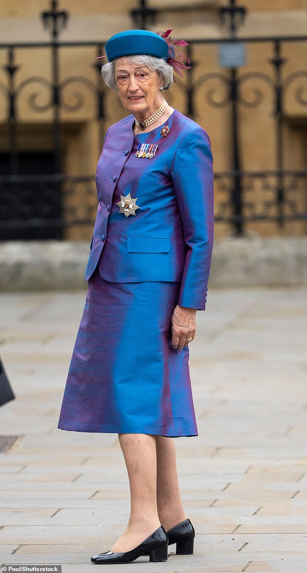 Lady Susan, who had served the late queen for 60 years, stepped down from her role of honor this time last year 