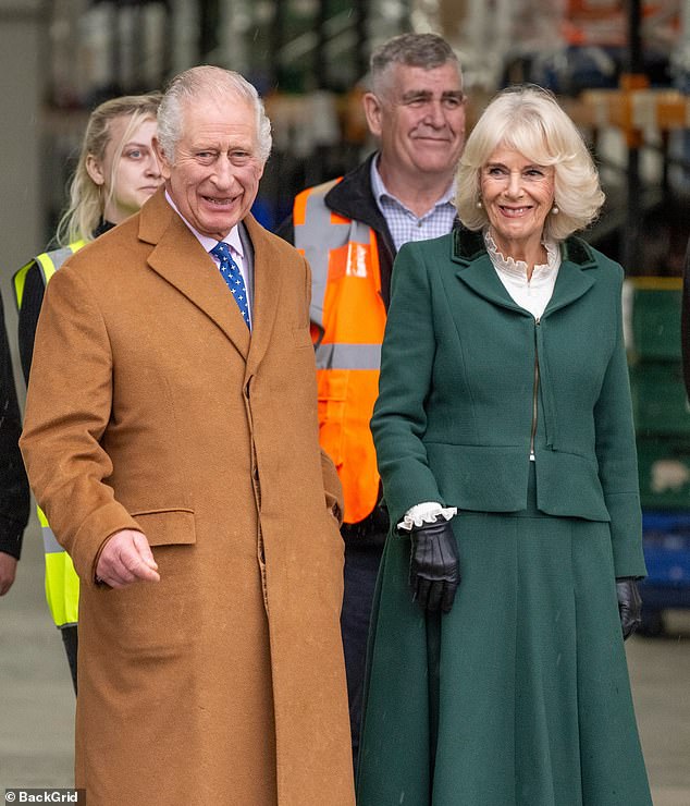 The royal family, including the King and Queen (pictured in November), have a long tradition of retreating to their own bedrooms at night, with the late Queen and Prince Philip and the Prince and Princess of Wales also separated at points would have slept.