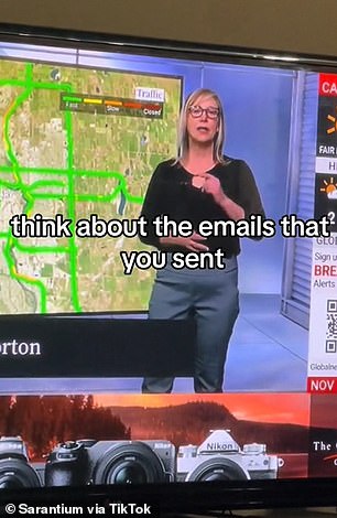 The TV host reminded people to think before pressing send