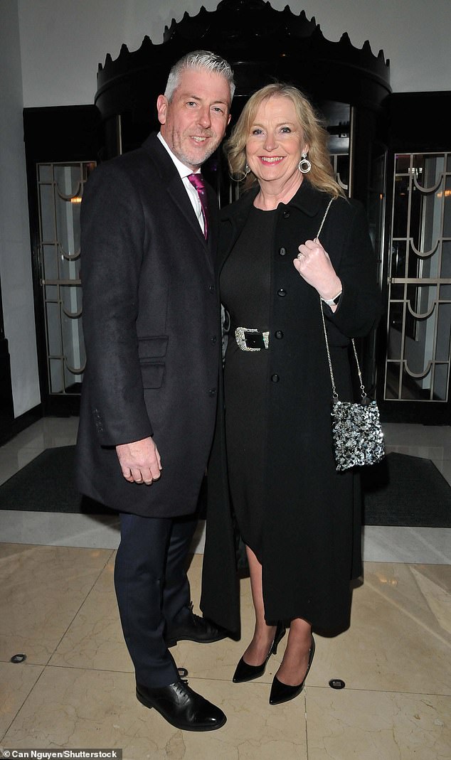 Carol Kirkwood has revealed she is tying the knot with her partner Steve Randall in Buckinghamshire (pictured in January)