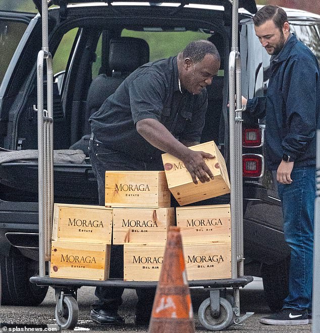 When you're billionaire Rupert Murdoch and you're hitting the road with your latest love interest, the essentials include eight cases of wine from your own private vineyard