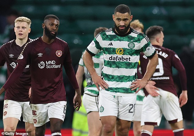 Celtic looked dejected at full-time after two league defeats