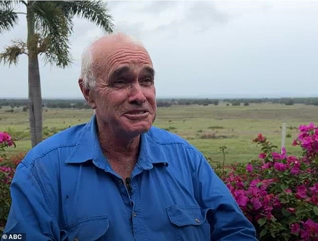 Queensland farmer Graham Anderson (pictured) said strangers turned up at his cattle ranch on the way to Isla Gorge National Park in Central Queensland