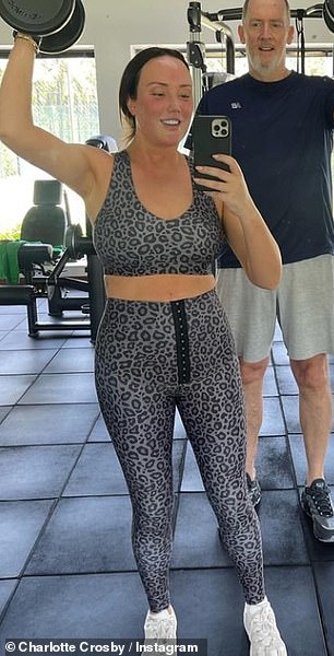 Charlotte shows off her weight loss transformation after welcoming her first child 14 months ago