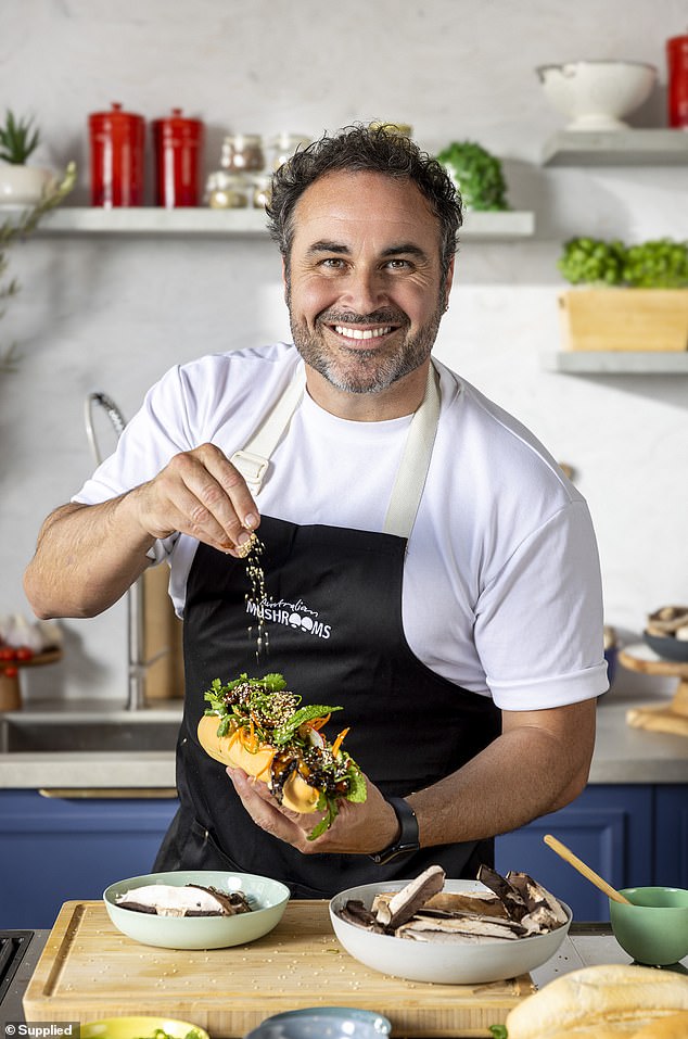 Spanish-born Australian chef Miguel Maestre always cooks a turkey roll, ham and verandatta with mushroom sauce on Christmas Day.  These main courses are accompanied by a range of salads and vegetable side dishes