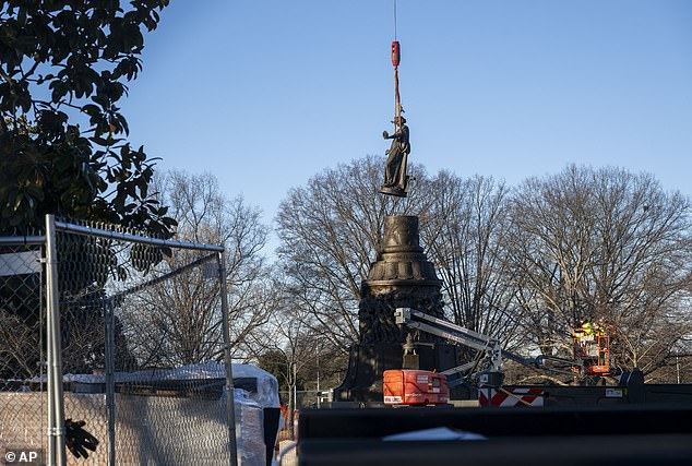 A federal judge has allowed Arlington National Cemetery to remove a century-old Confederate monument just a day after blocking it over concerns that graves were being disturbed