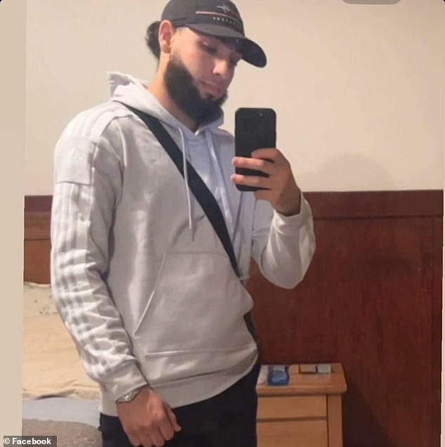 Police have revealed Asalamu Alaykum, 19, (pictured) ran into the waters of Congo Beach on the NSW south coast to save a family member before being taken by a rip and remains missing