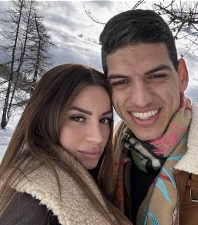 Stefano Pirilli, 30, escaped unscathed in his crash, while his fiancée Antonietta Demasi, 22, was only slightly injured when her plane crashed.