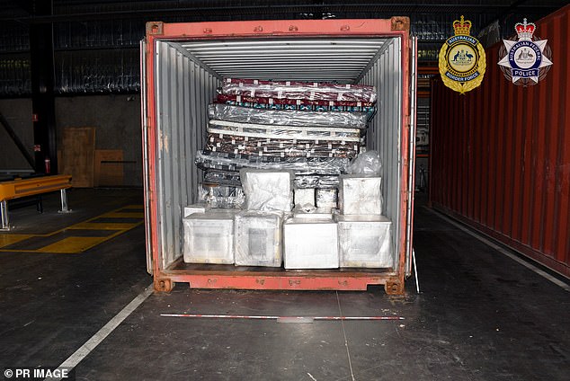 Opium is smuggled into Australia via mats (pictured) with the illegal drug soaked into the objects