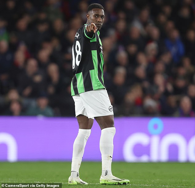 Danny Welbeck scored a decisive goal as Brighton came from behind to draw against Crystal Palace