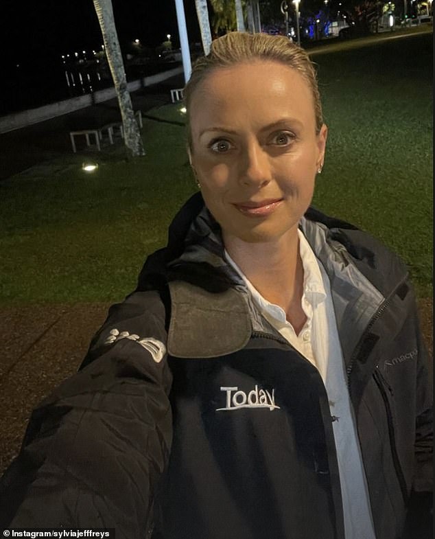 Today show host Sylvia Jeffries is currently in Cairns reporting on Cyclone Jasper as it steams towards Australia