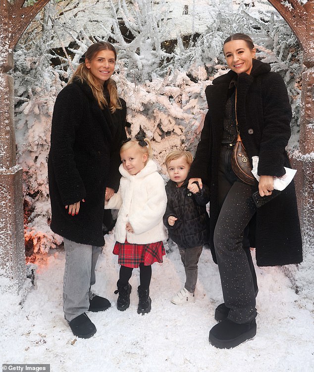 This isn't the first event that both Dani Dyer and Binky Felstead have attended this week.  The reality TV stars both posed for photographers in Lapland UK on Sunday