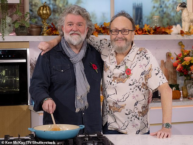 BBC Two travel series Hairy Bikers Go West sees the duo travel from Scotland to Devon in eight episodes (pictured in October)