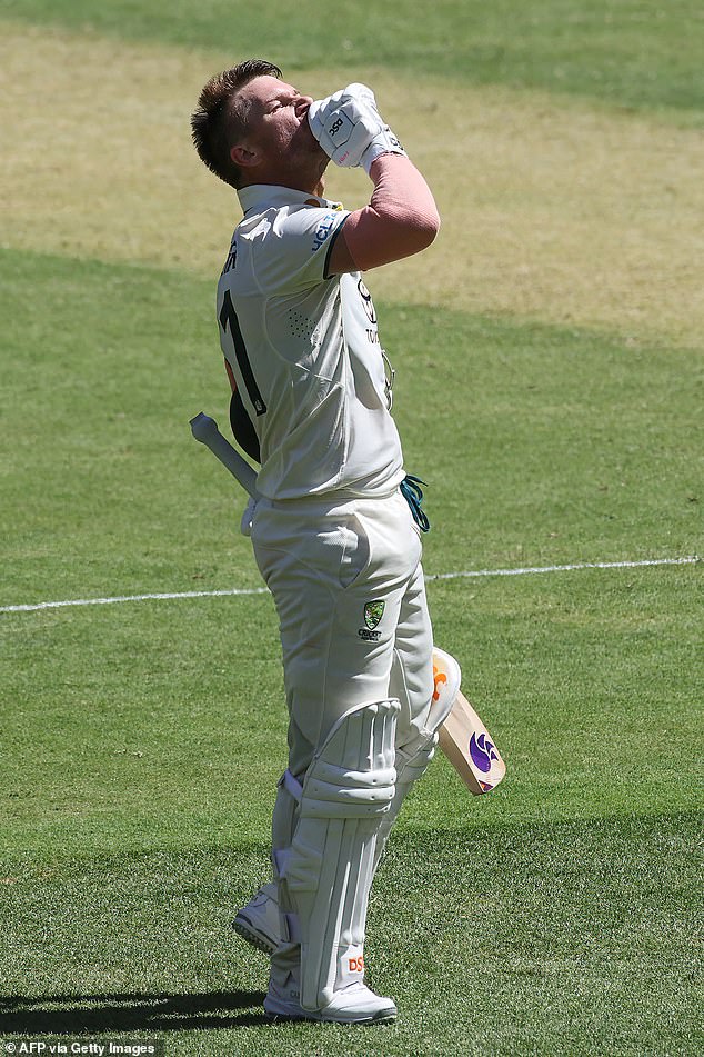 David Warner has explained the meaning behind his celebration after reaching a century