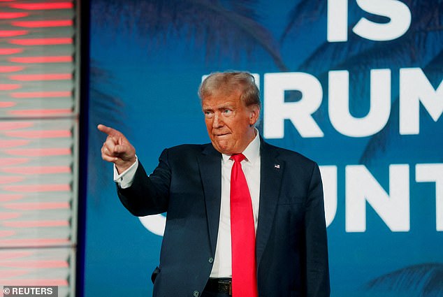 Donald Trump has a huge lead in the polls for the Republican presidential candidate