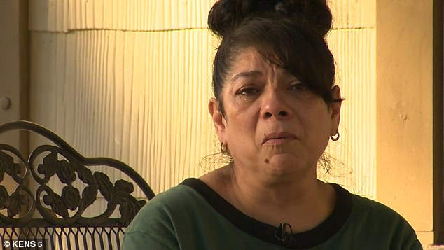 Soto's mother Gloria Cordova (pictured) said she heard from Soto on December 22 when she was last seen at her apartment complex in Leon Valley, Texas