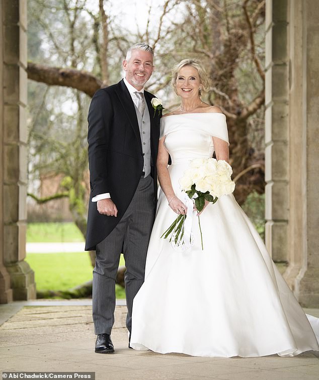 Steve Randall (seen with Carol on their wedding day) married the BBC favorite in a private ceremony in Buckinghamshire over Christmas week