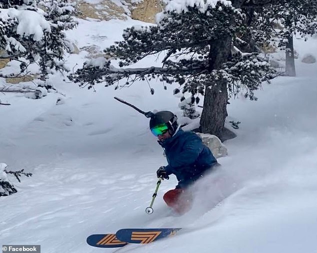 Dominic Torro, 30, suffered a serious injury after he was skiing in 'Airplane Gully' on Mount Washington in New Hampshire on Saturday morning when an avalanche struck