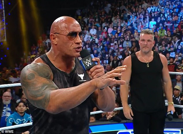 Dwayne Johnson, 51, made his shock return to the ring in September after a four-year absence