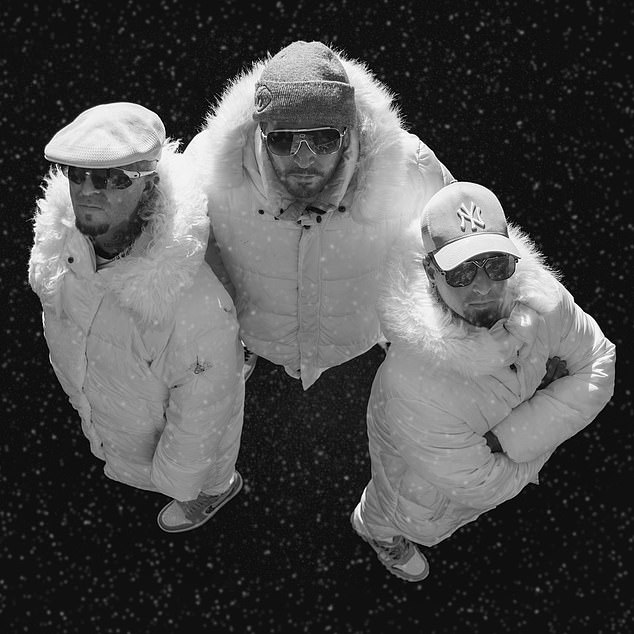 East 17 is back with their iconic white winter coats after releasing a brand new Christmas hit, Merry Quitmas, on Friday