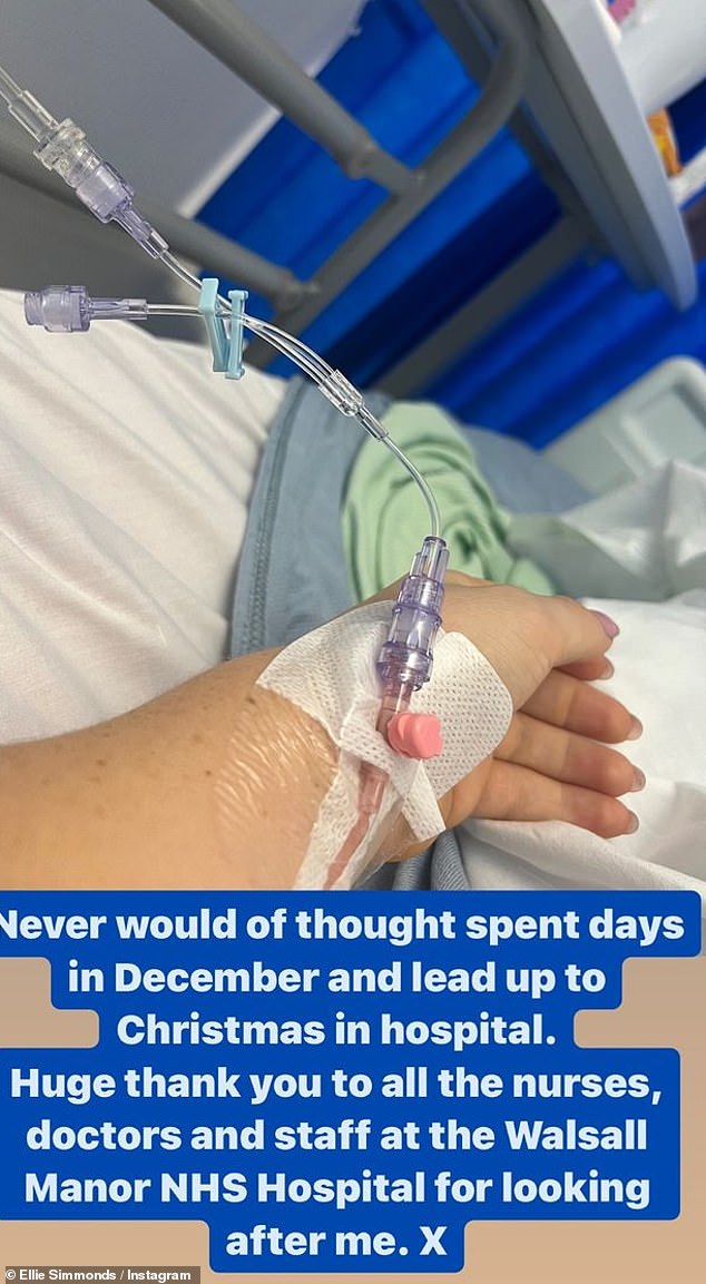 Ellie Simmonds has been hospitalized with a mysterious health problem.  The Olympic swimmer, 29, revealed on Instagram on Saturday that she spent days in Walsall Manor Hospital