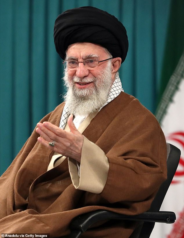 In the photo: Iranian Supreme Leader Ali Khamenei.  Sales said the attacks are coming from Iranian proxies and will not stop unless we carry them out