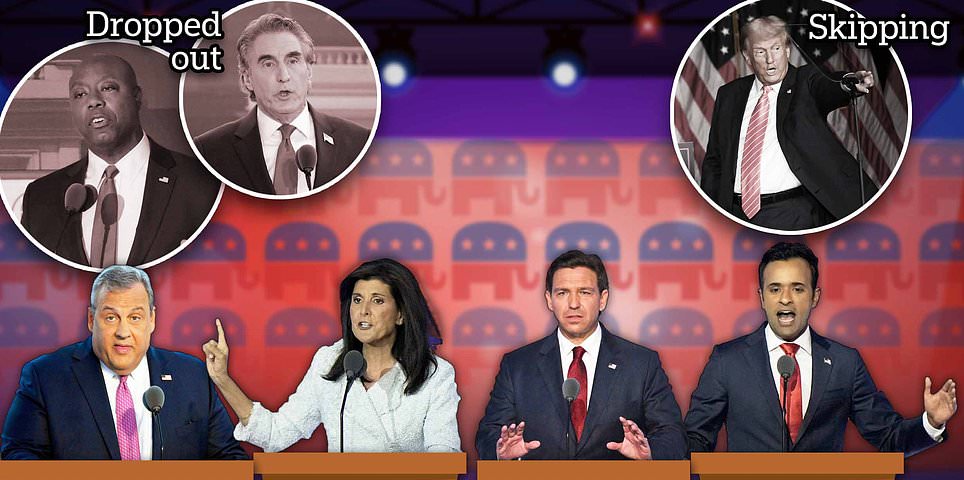 Fourth Republican debate LIVE Chris Christie calls Vivek Ramaswamy the