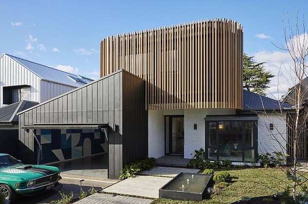 The couple were the only contestants to walk away empty-handed after the Channel Nine show's record-breaking final last month after their renovated home (pictured) failed to sell