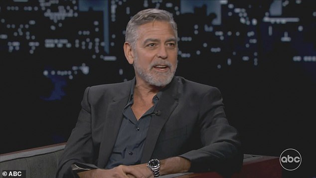 George Clooney joked about Hitler's casting process Monday while promoting his latest film project on ABC's Jimmy Kimmel Live