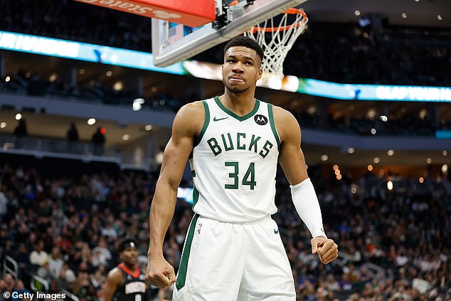 Giannis Antetokounmpo now leads the Bucks' franchise records in points, assists and rebounds
