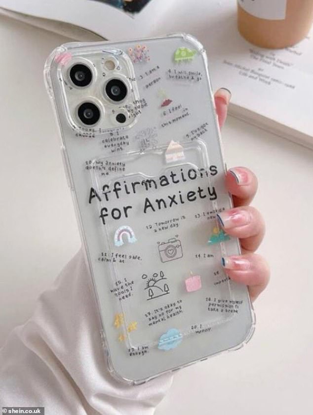 The case contains a number of 'positive affirmations' for anxiety patients