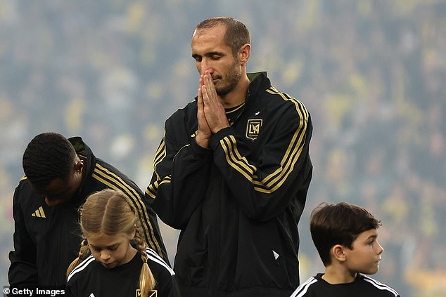 Giorgio Chiellini may have played his last game in professional football on Saturday