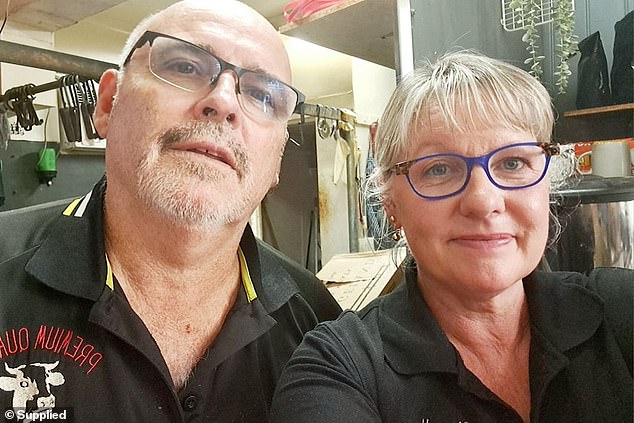 Glasshouse Country Meats owners Dale and Lisa Wagner (pictured) work all hours to make sure Christmas isn't ruined for their customers