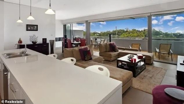 The property purchased by Chappell in Sydney's north offers panoramic water views