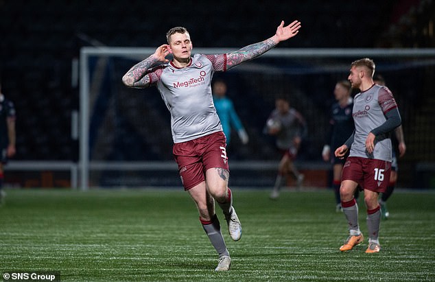 Goalkeeper Ali Adams scored a long-range effort for Arbroath against Raith Rovers after coming on as an outfield player