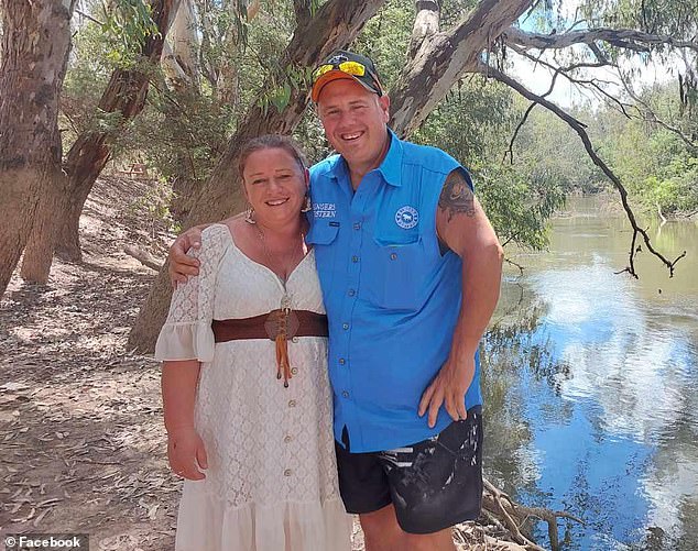 Greg Jordan (pictured with his wife Karen) tragically died in a freak accident on Boxing Day when a tree branch fell on him during wild weather while camping in Victoria